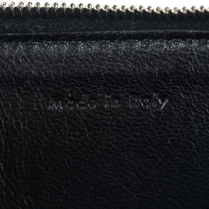 Celine Lambskin Bi-Color Solo Clutch Pouch Black 6 of 6