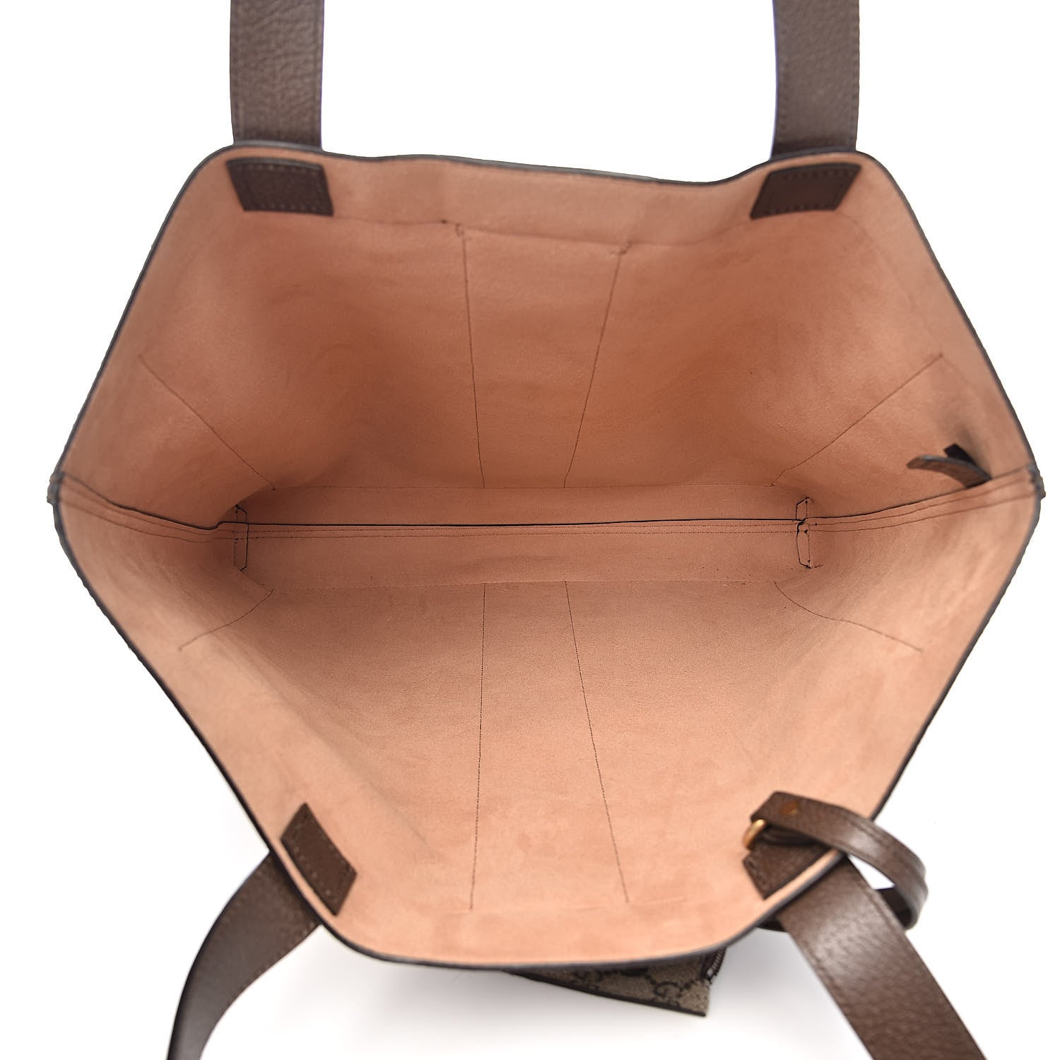 Gucci GG Supreme Monogram Web Large Ophidia Vertical Shopping Tote Brown 6 of 12