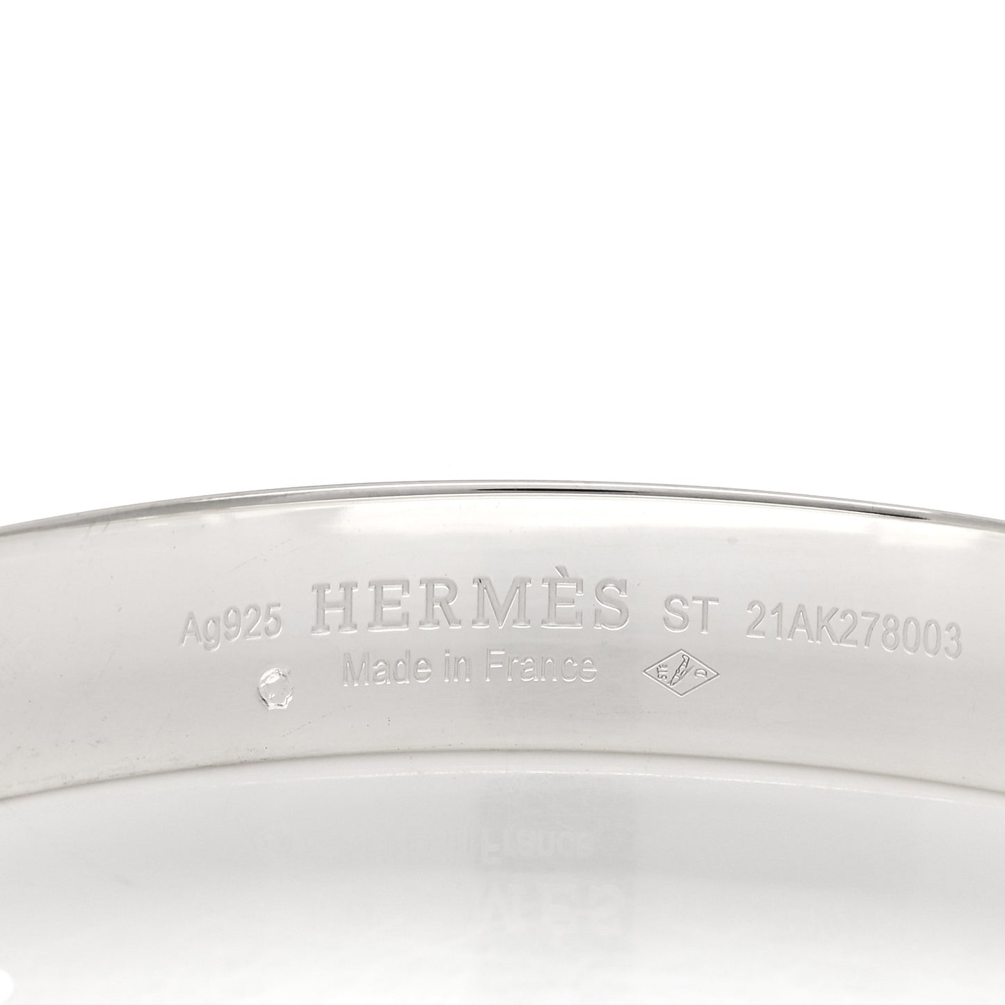 Sterling Silver PM Collier De Chien Bracelet ST
