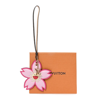 Louis Vuitton LV X TM Cherry Blossom Bag Charm Pink 6 of 6