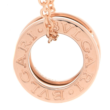 Bulgari 18K Rose Gold B.Zero1 Pendant Necklace 7 of 9