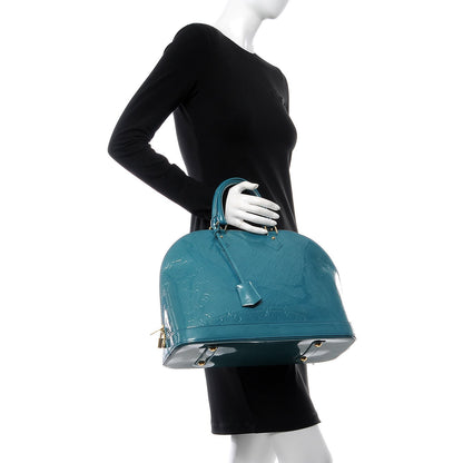 Louis Vuitton Vernis Alma GM Blue Galactic 2 of 8