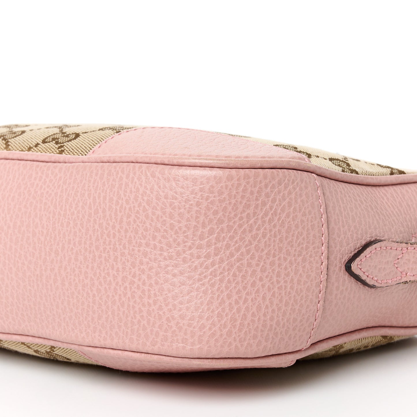 Monogram Mini Bree Messenger Bag Beige Soft Pink