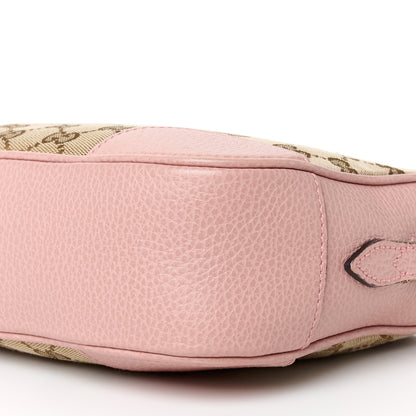 Gucci Monogram Mini Bree Messenger Bag Beige Soft Pink 11 of 11