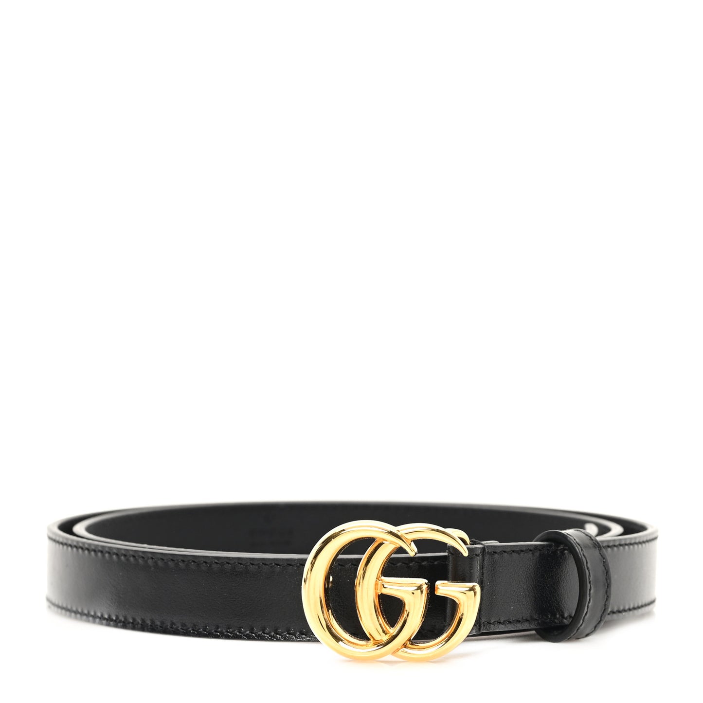 Calfskin Double G 20mm Belt 90 36 Black