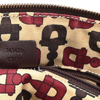 Gucci Guccissima Medium Abbey Tote Dark Brown 7 of 12