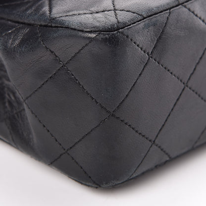Chanel Lambskin Quilted Small Double Flap Black 10 of 13