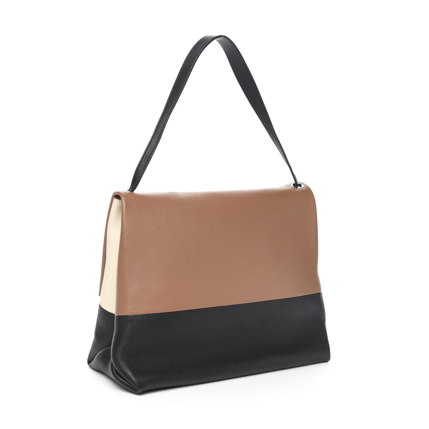 Calfskin All Soft Shoulder Bag Tan