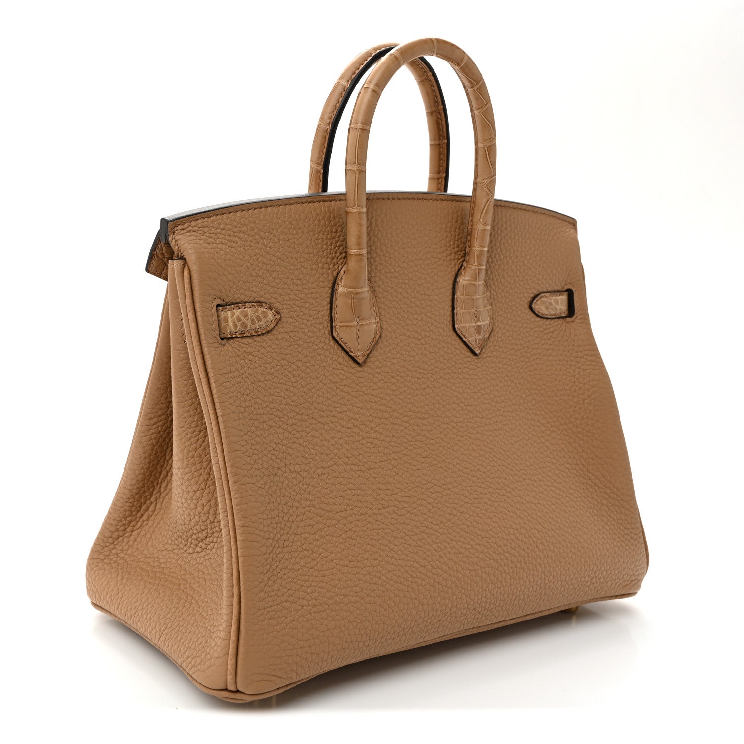 Hermes Togo Matte Alligator Birkin Touch 25 Chai 6 of 25