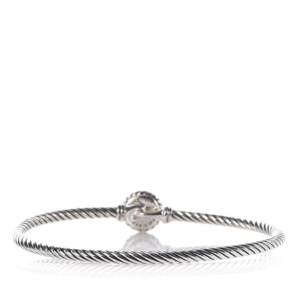 David Yurman Sterling Silver 18K Yellow Gold 3mm Chatelaine Bracelet 3 of 5