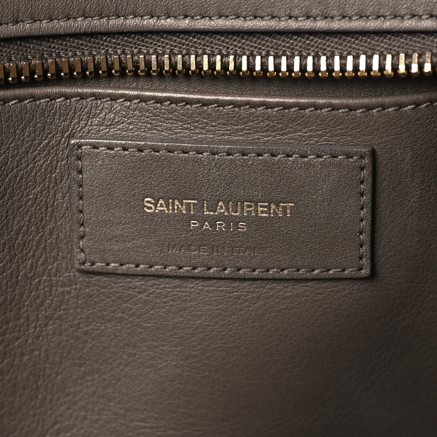 Calfskin Small Classic Y Cabas Grey
