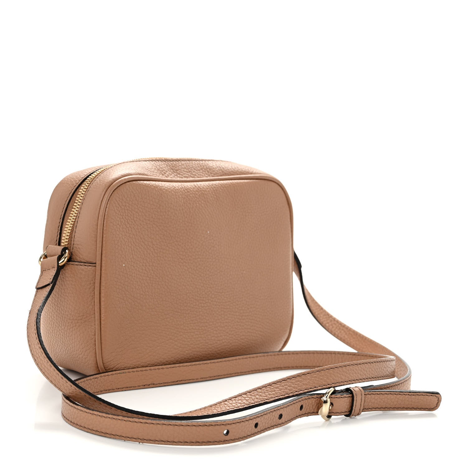 Gucci Pebbled Calfskin Small Soho Disco Bag Camelia 3 of 11