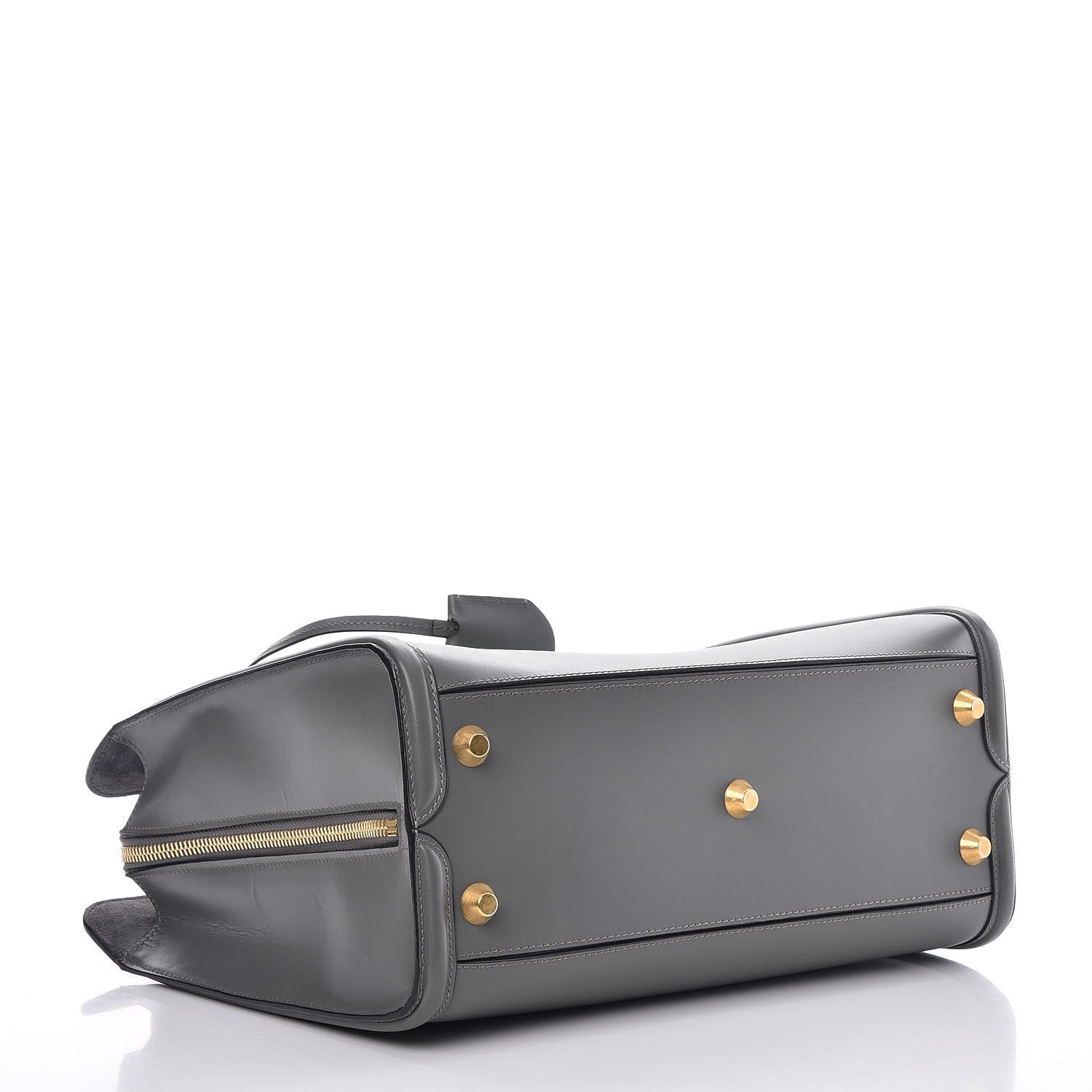 Alexander McQueen Calfskin Heroine Open Tote Grey 4 of 10
