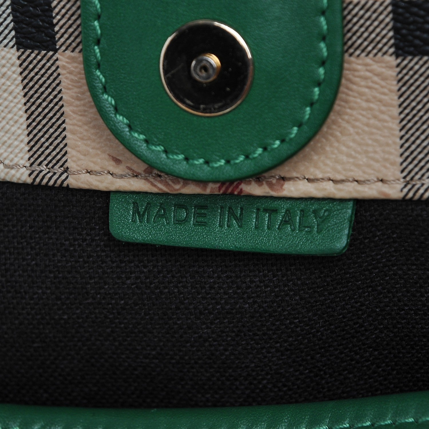 Burberry Haymarket Check Small Canterbury Tote Pine 8 of 8