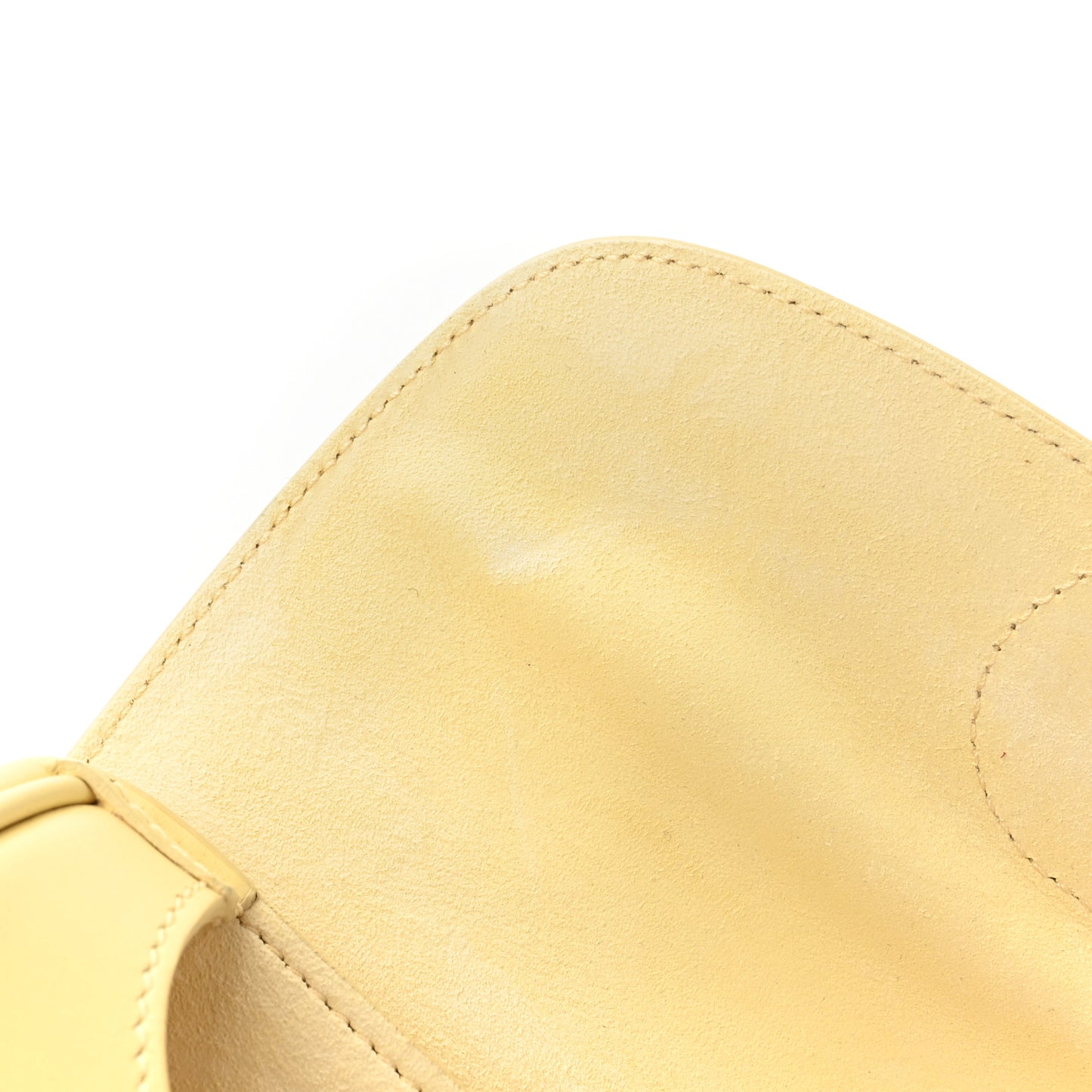 Box Calfskin East West Bobby Bag Pale Yellow