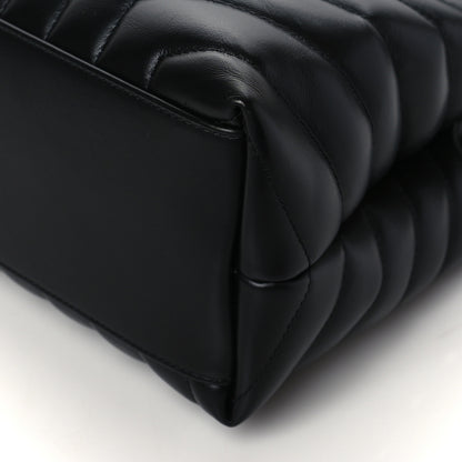 Saint Laurent Calfskin Y Quilted Monogram Medium Loulou Chain Satchel Black 9 of 9