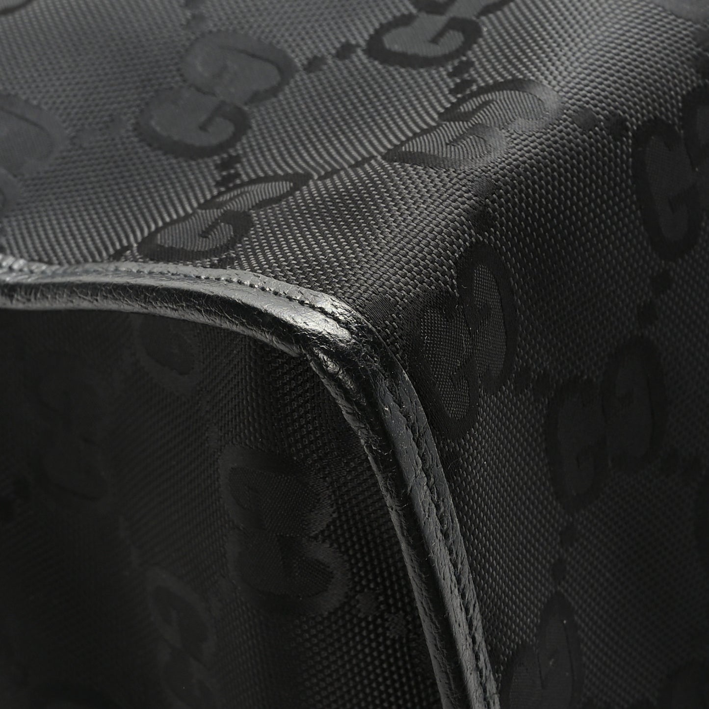 Econyl Nylon Monogram Large Off The Grid Tote Bag Black