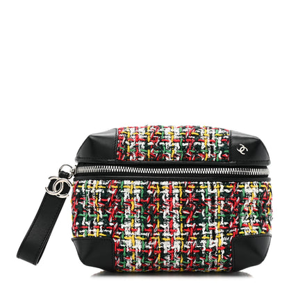 Chanel Tweed Calfskin Waist Bag Black Multicolor 1 of 9
