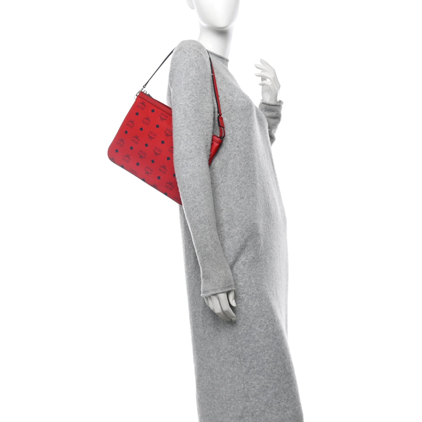Visetos Liz Shopper Tote Pouch Ruby Red
