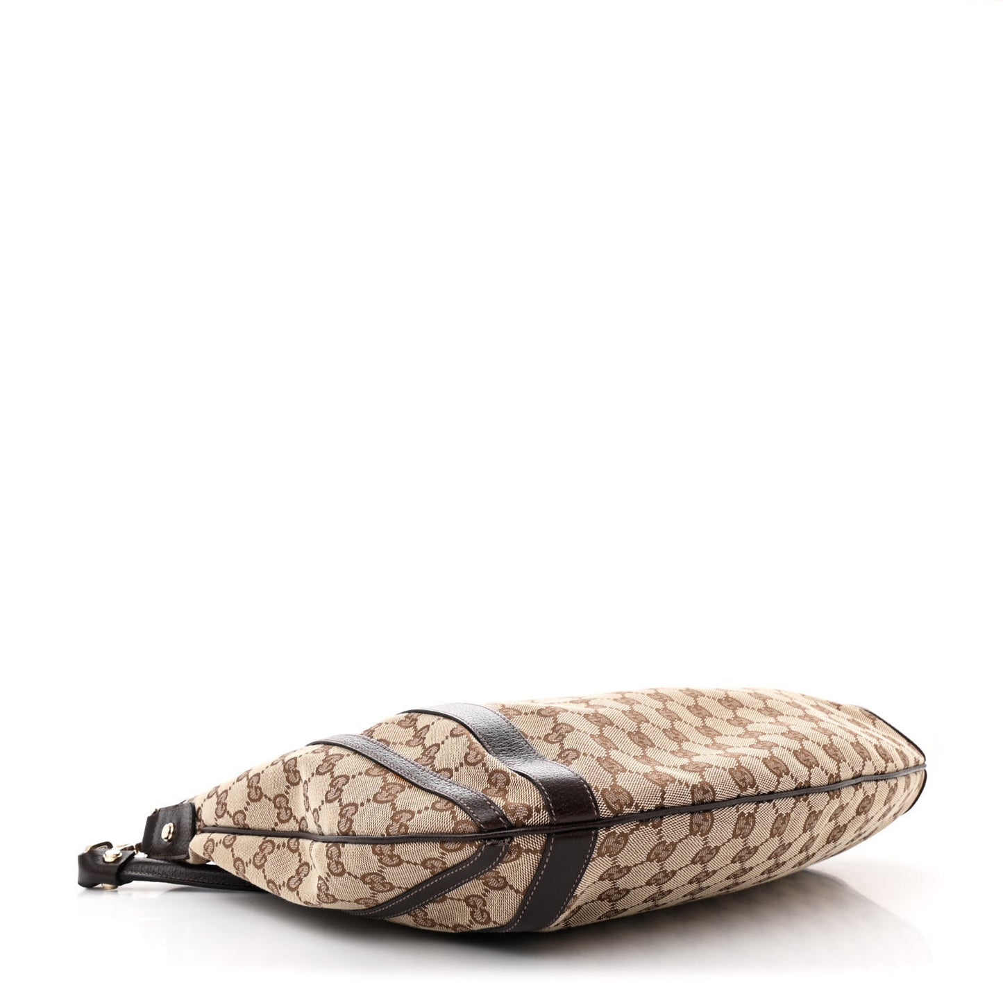 Monogram Medium Abbey Convertible Tote Dark Brown