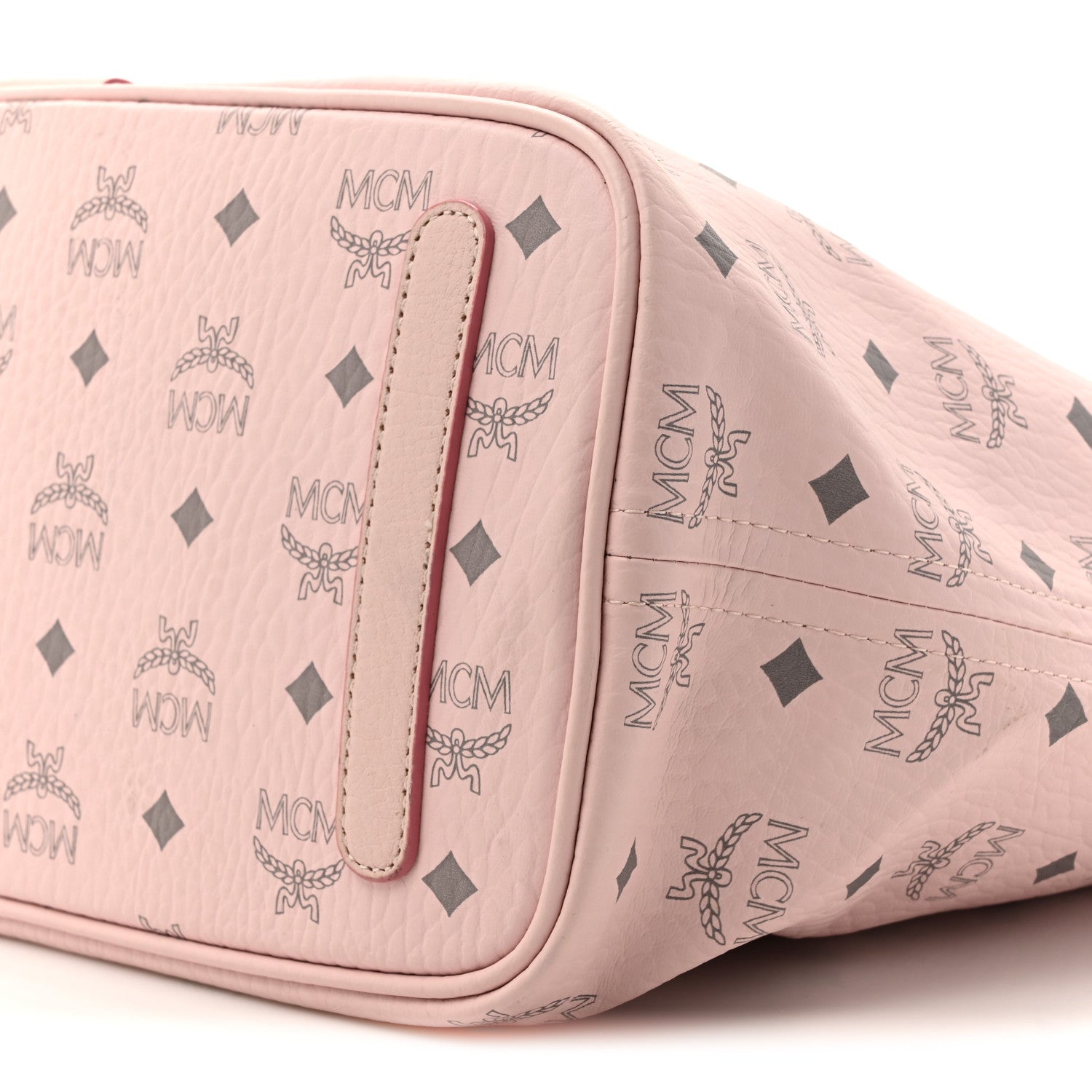 MCM Visetos Medium Liz Reversible Shopper Tote Powder Pink 13 of 21