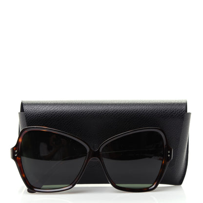 Celine Acetate Butterfly Sunglasses CL 40067I Havana 7 of 7