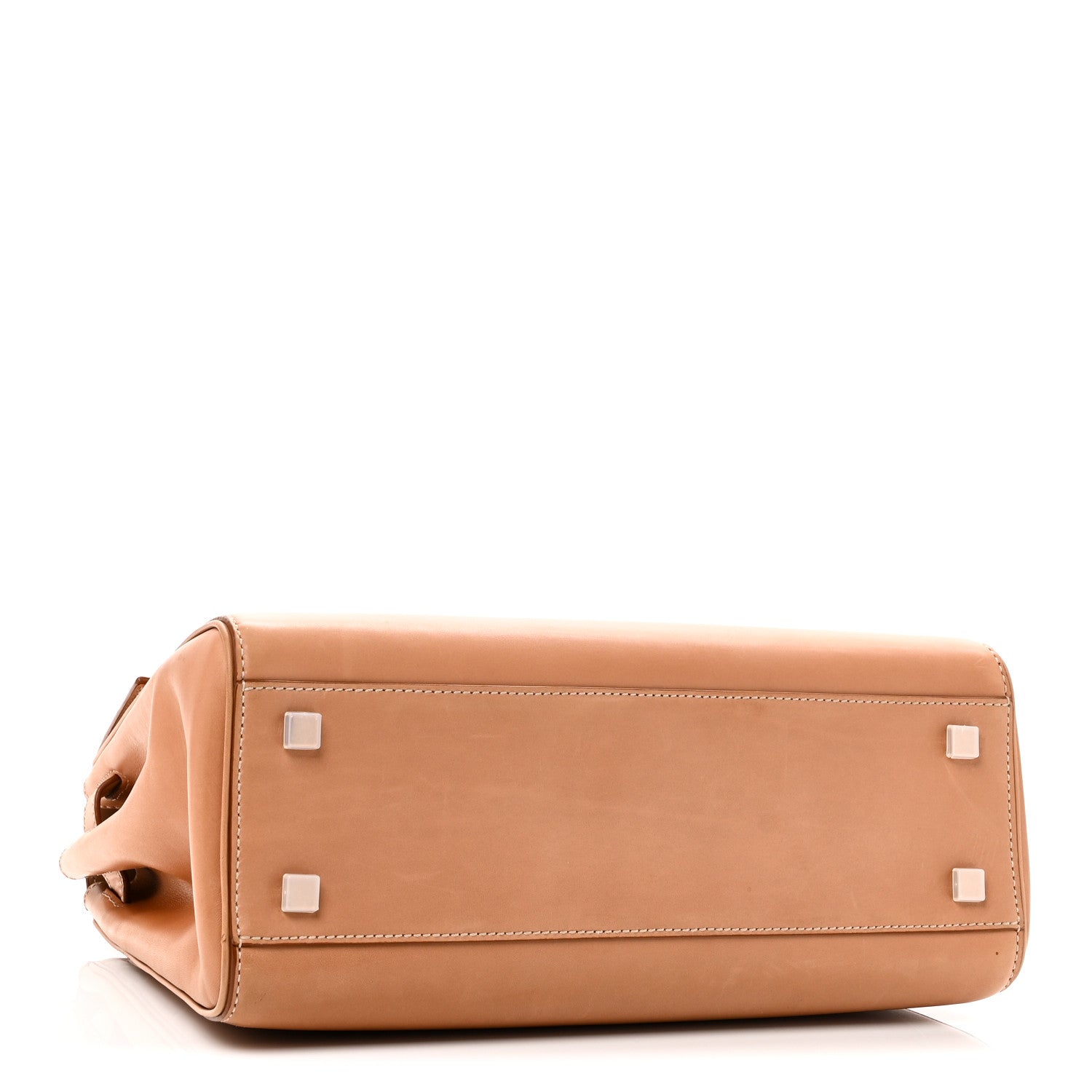 Saint Laurent Smooth Vintage Calfskin Le Fermoir Top Handle Bag Vintage Brown 4 of 9