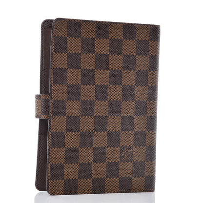 Louis Vuitton Damier Ebene Medium Ring Agenda Cover 3 of 7