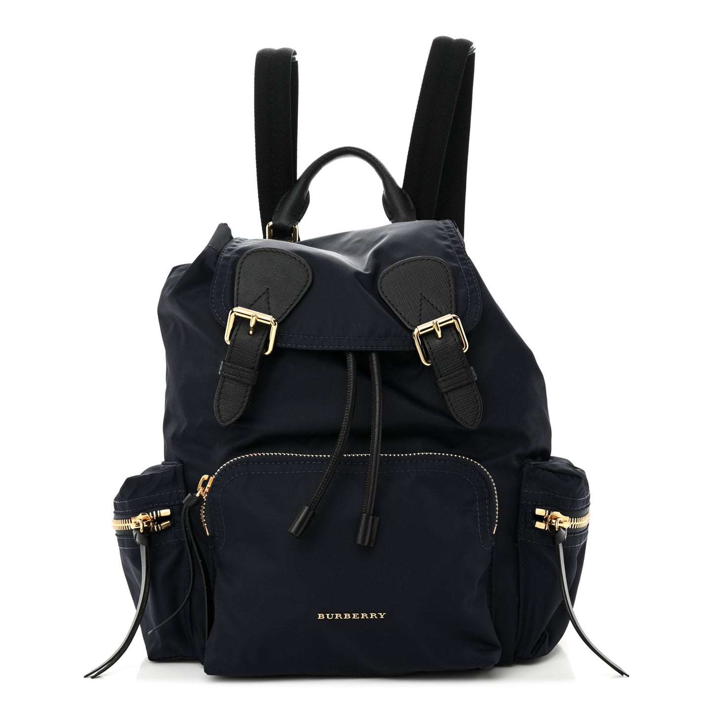 Nylon Small Crossbody Rucksack Backpack Ink Blue
