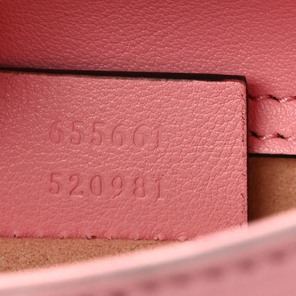 Gucci Wonka Grain Calfskin Mini Diana Tote Bag Wild Rose Fuxia Fluo 7 of 13