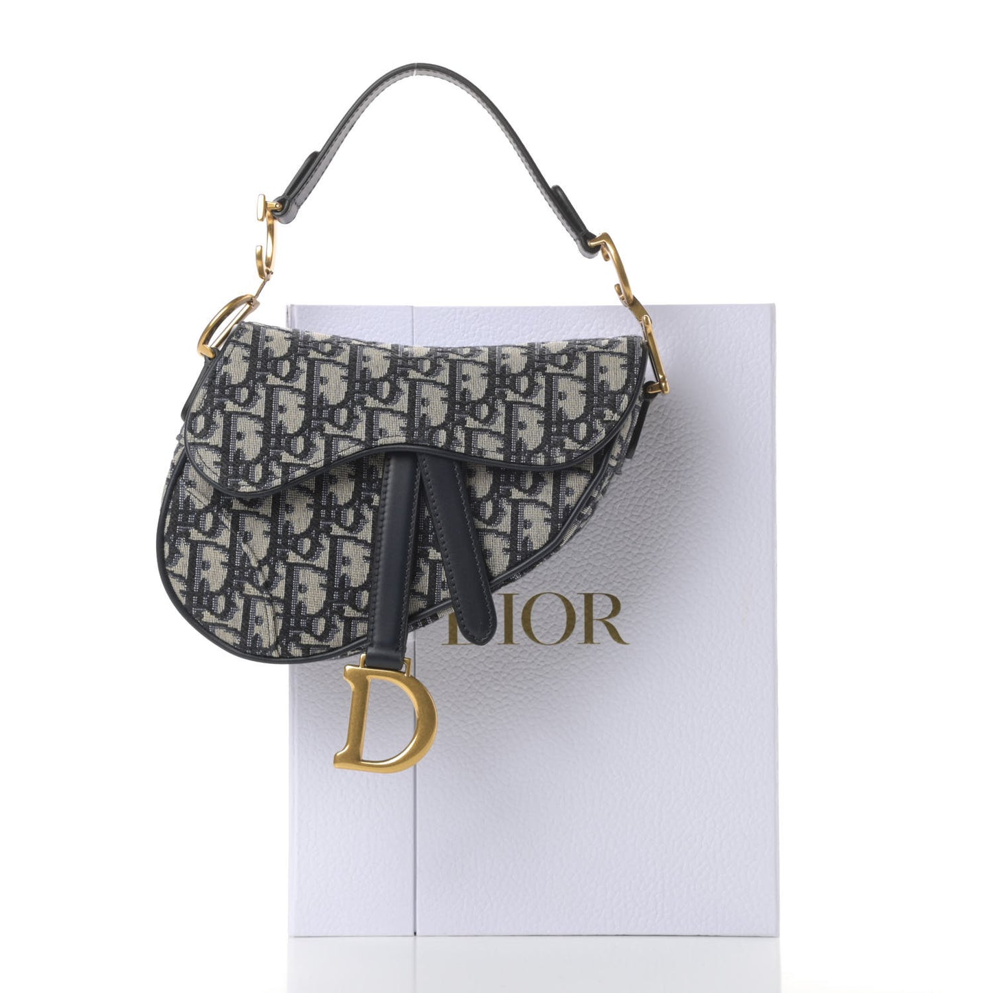 Oblique Mini Saddle Bag Blue