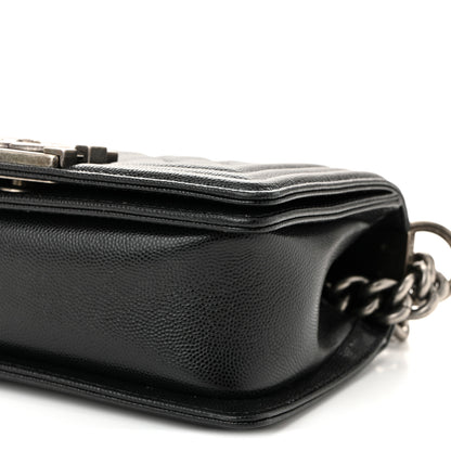 Chanel Caviar Quilted Small Boy Flap Black 10 of 10