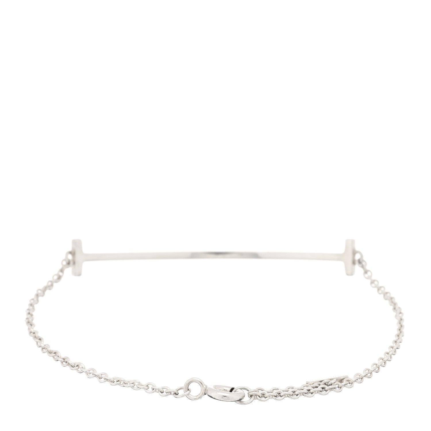 Tiffany Sterling Silver T Smile Bracelet 2 of 3