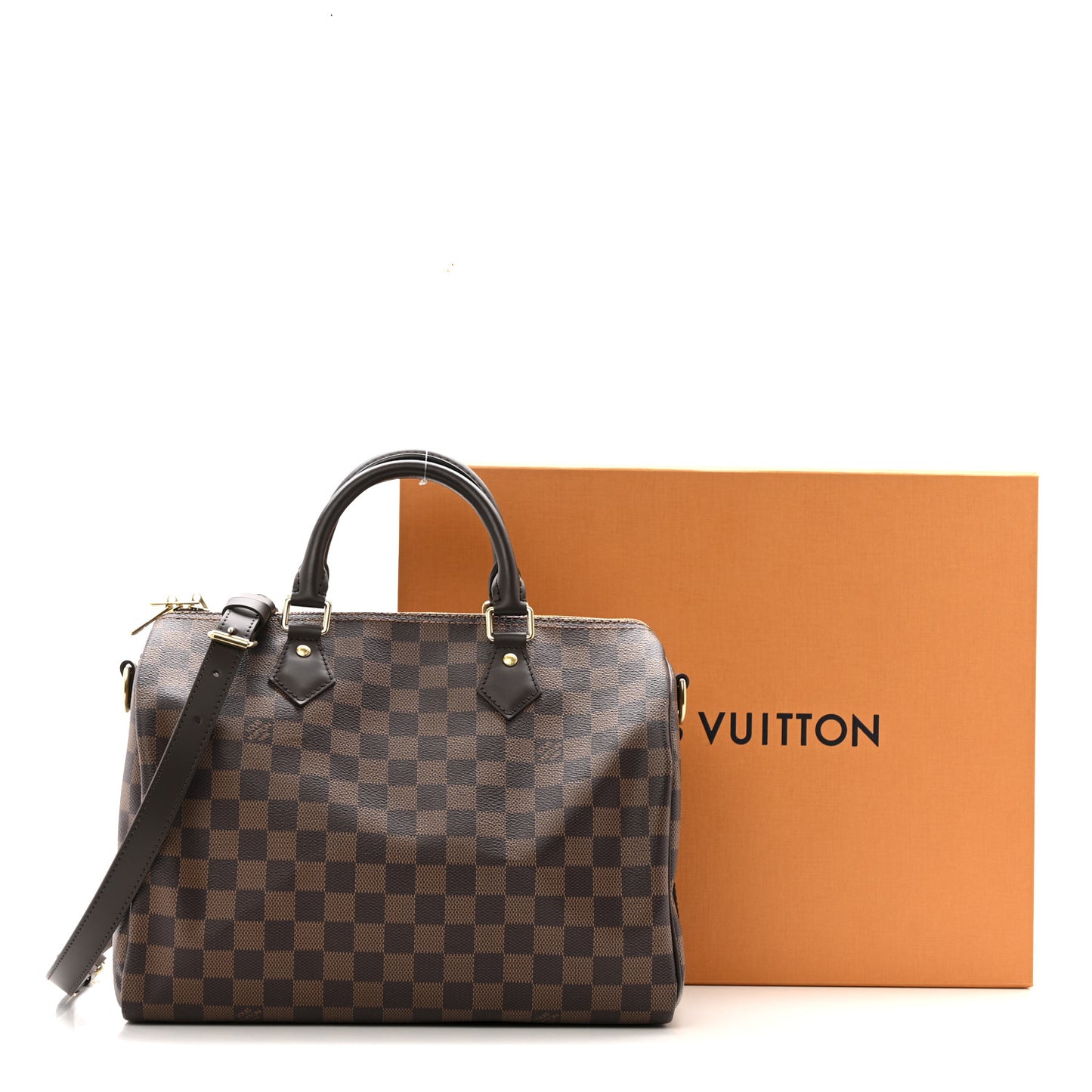 Damier Ebene Speedy Bandouliere 30