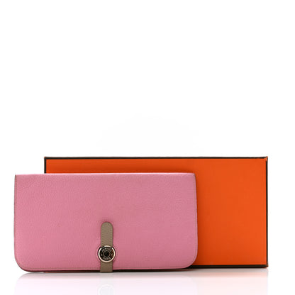 Hermes Togo Dogon Recto Verso Wallet 5P Gris Tourterelle 9 of 9
