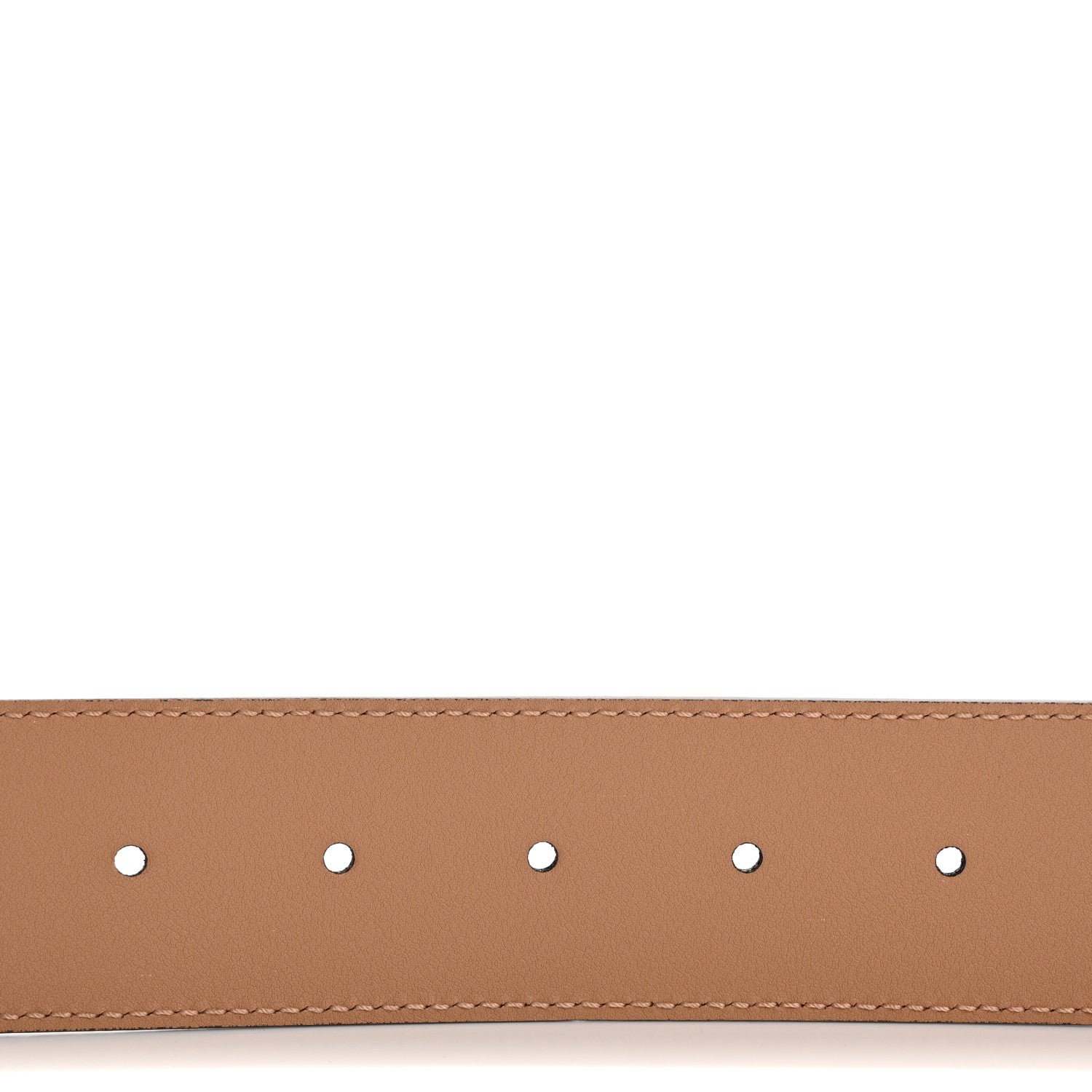 Gucci Azalea Calfskin Enamel Monochrome Double G 40mm Belt 80 32 Camelia 5 of 5