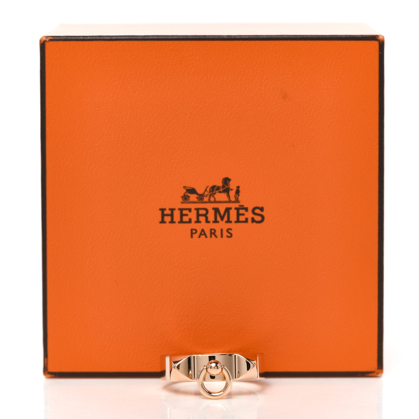 18K Rose Gold PM Collier De Chien Ring 54 7