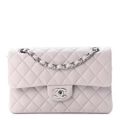 Chanel Lambskin Quilted Small Double Flap Light Purple 1 of 9