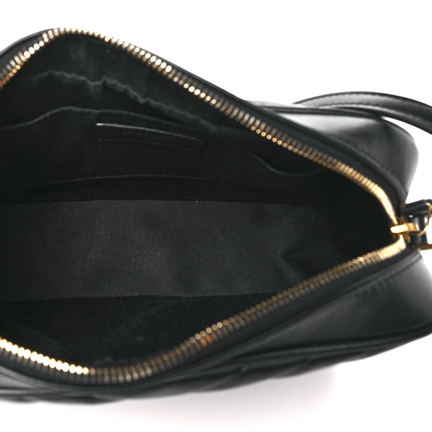 Calfskin Matelasse Monogram Lou Camera Bag Black