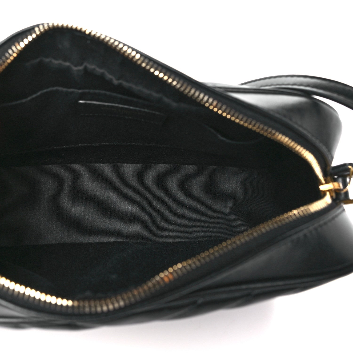 Saint Laurent Calfskin Matelasse Monogram Lou Camera Bag Black 6 of 11