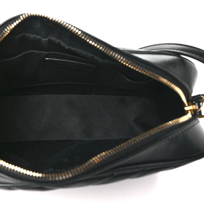 Saint Laurent Calfskin Matelasse Monogram Lou Camera Bag Black 6 of 11