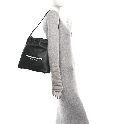 Alexander Wang Nappa Grained Calfskin Ryan Shoulder Bag Black 2 of 14