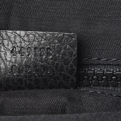 Gucci Nylon Monogram Mini Flat Messenger Bag Black 7 of 8