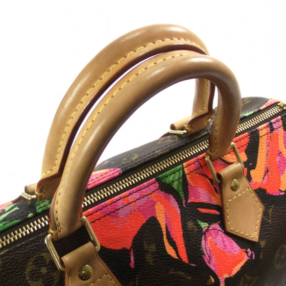Louis Vuitton Monogram Roses Speedy 30 7 of 9