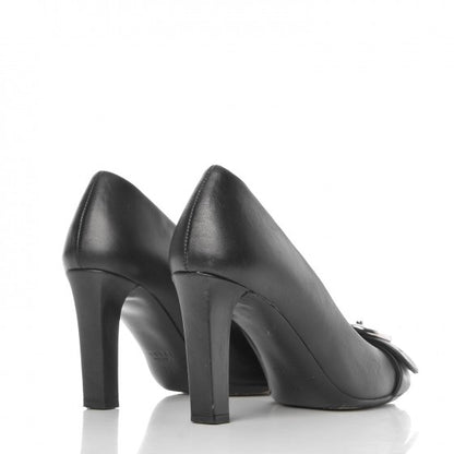 Gucci Calfskin GG Buckle Pumps 36 Black 4 of 9