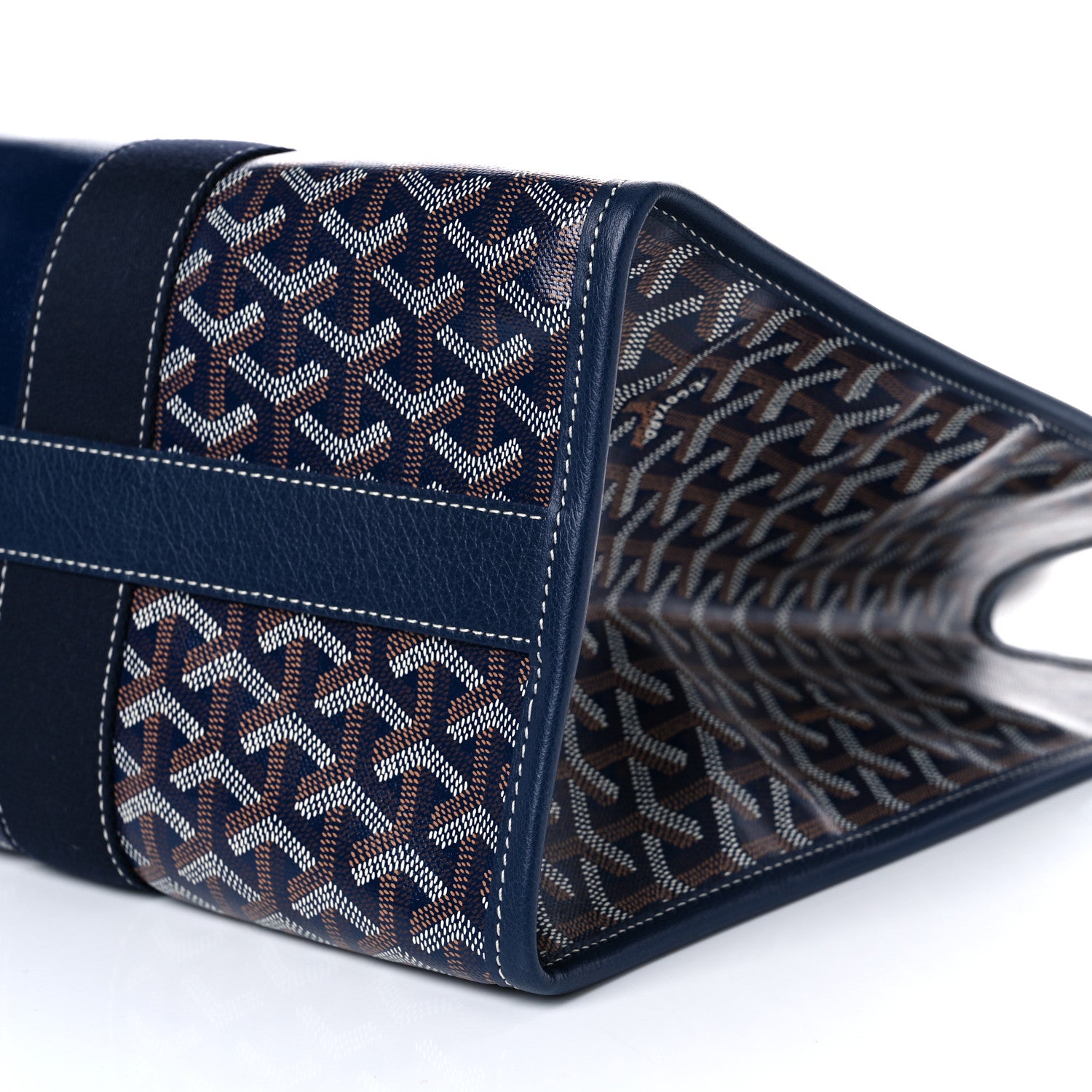 Goyard Goyardine Villette Tote Blue 8 of 8