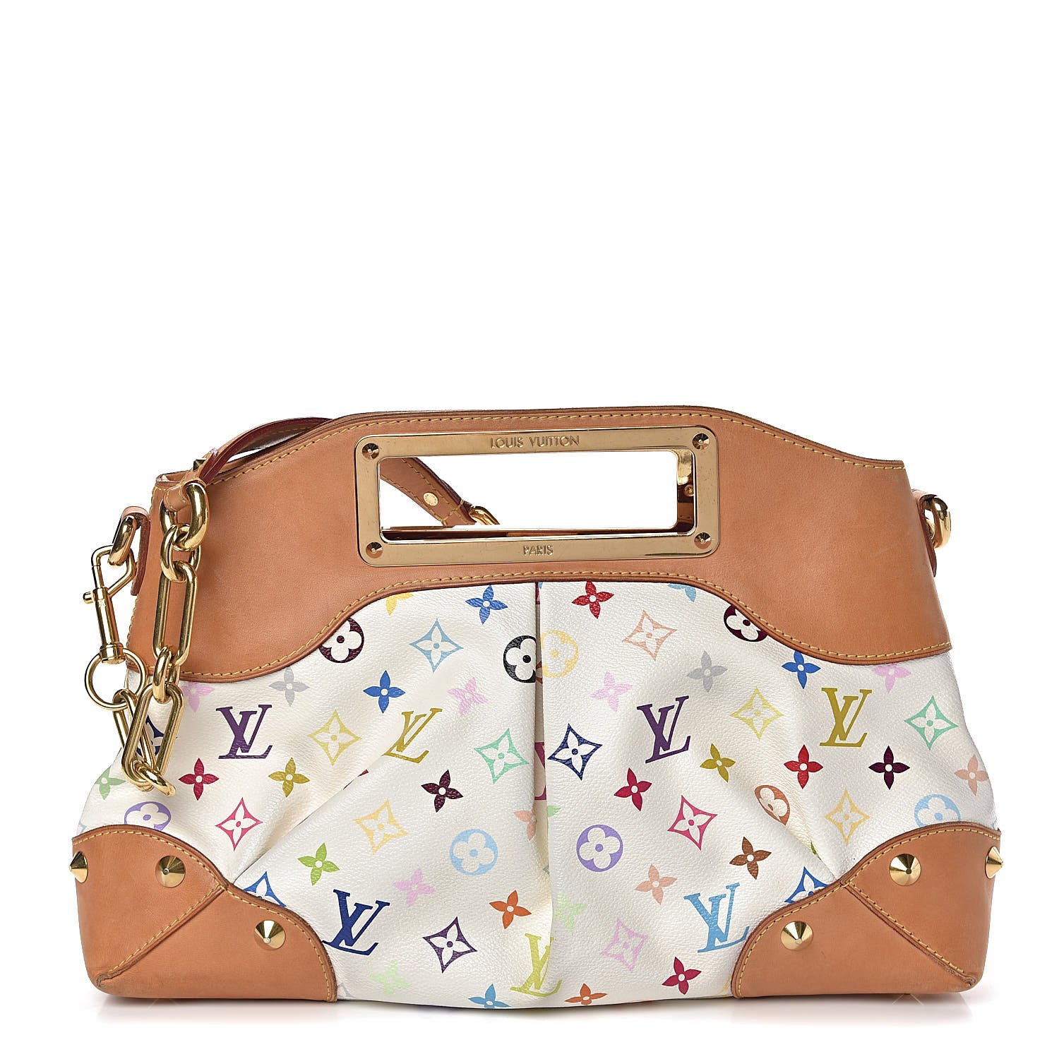 Louis Vuitton Monogram Multicolor Judy MM White 1 of 17