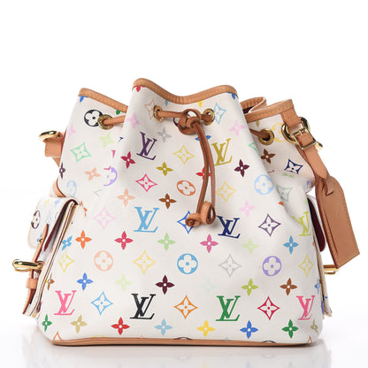 Louis Vuitton Monogram Multicolor Petit Noe White 1 of 18