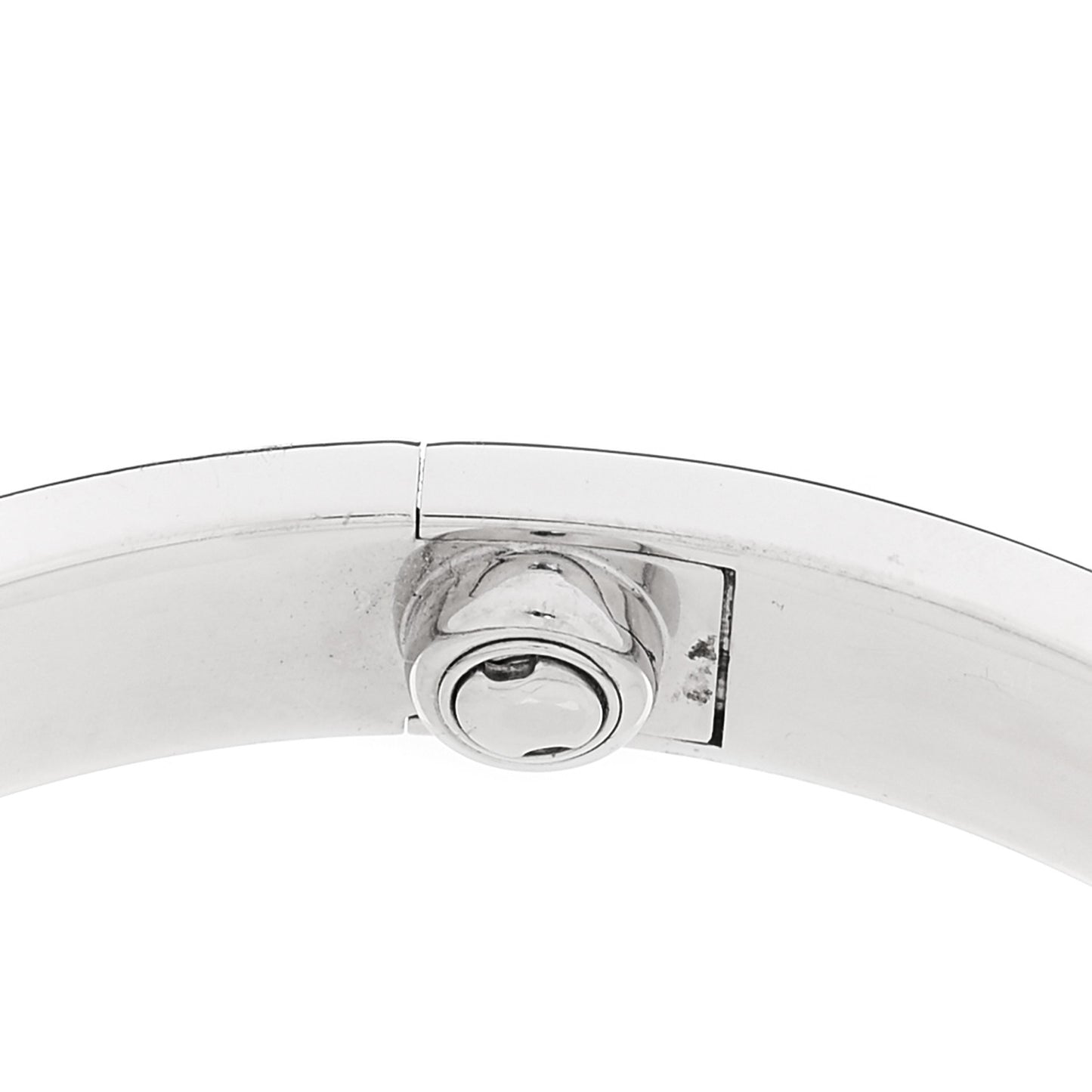18K White Gold 10 Diamond LOVE Bracelet 16