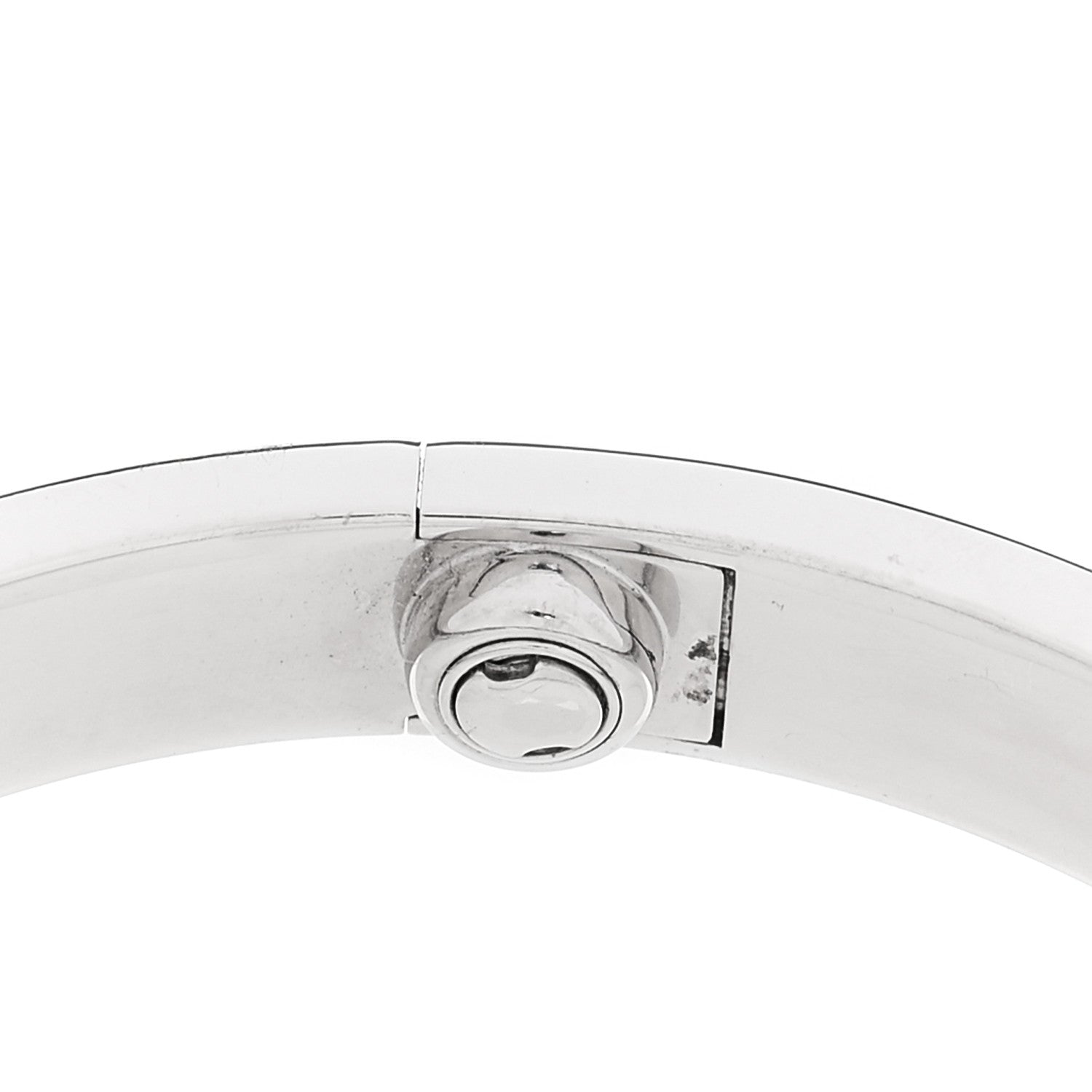 Cartier 18K White Gold 10 Diamond LOVE Bracelet 16 6 of 9